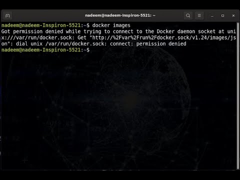 Docker permission denied Error in Linux : Ubuntu