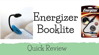 Energizer Booklite #Review || Must have for every #Book Lovers || #Reading lamp