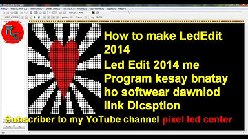 led edit 2014 Tutorial How to make ws2811 pixel led effect in led edit 2014