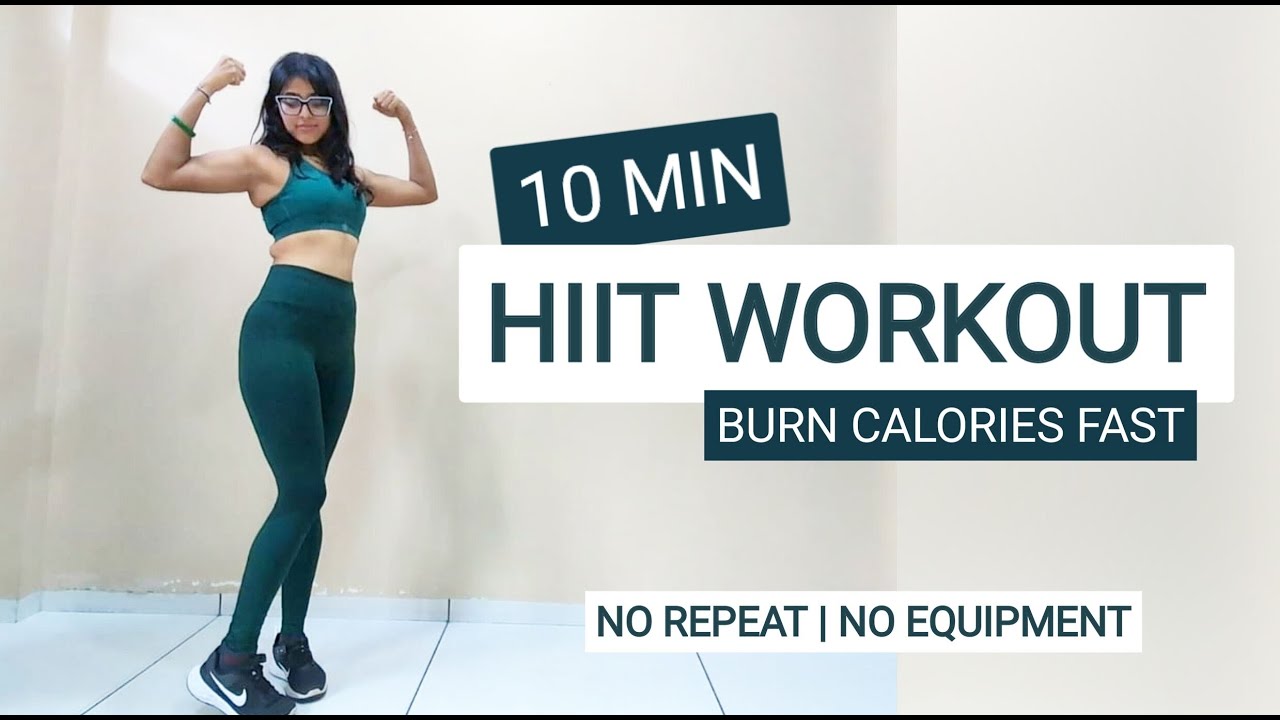 10 MIN FULL BODY WORKOUT AT HOME - No Repeat, No Equipment - YouTube