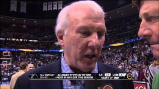 12/16/2010 - Craig Sager interviews Gregg Popovich