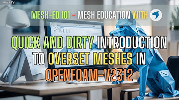 Quick and dirty introduction to overset meshes in OpenFOAM-V2312
