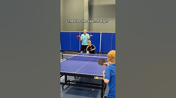 The kids has to learn! #tabletennis #pingpong