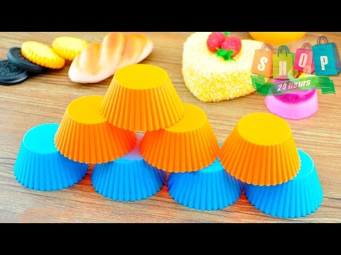 Silicone Cupcake Mold 6 Pcs