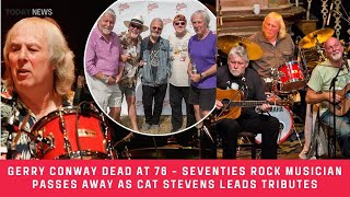 Gerry Conway dead at 76 – Seventies rock musician passes away as Cat Stevens leads tributes