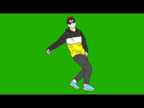 Free Greenscreen dance boy animation no copyright, free use for any project