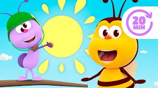 ☀️⛰️ As Aventuras de To-To a Formiga 🏝️ e Mais Músicas Infantis de Bichikids | O Reino Infantil