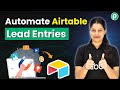 Automate Airtable Records for Website Form Leads