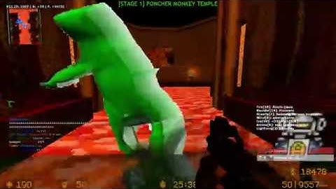 CS:S Zombie Escape: ze_ponchermonkey_shooter_v3_5 - Stage 1 Poncher Monkey Temple