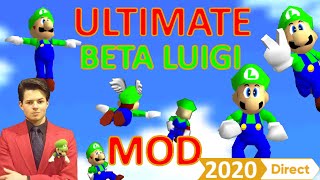 Ultimate Beta Luigi Mod Release Download Super Mario 64 Rom Hack 2020Direct