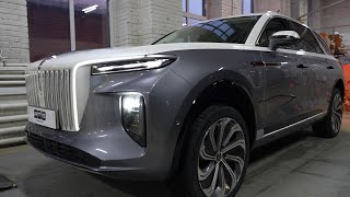 HONGQI E HS9 скоро будет с электропорогами ATS