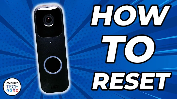 How to Reset Blink Video Doorbell Tutorial | Featured Tech (2022)