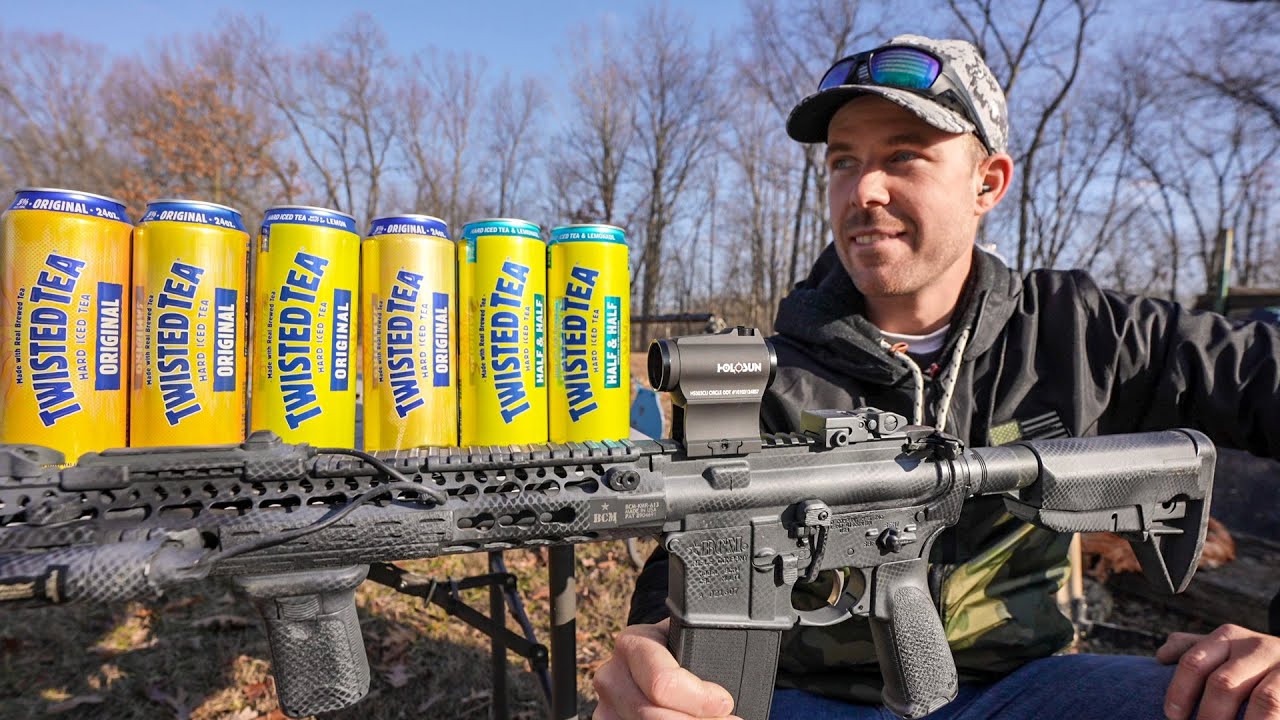 Best Red Dot For The Money  AR 15 vs Twisted Tea