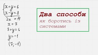 картинка: Системи рівнянь