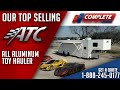 This ATC All Aluminum Toy hauler is like NOTHING you've ever seen!