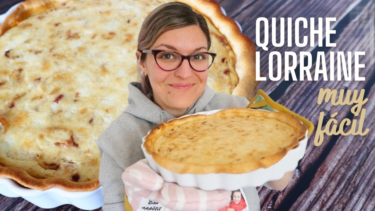 QUICHE LORRAINE Receta Fácil *APERITIVOS FÁCILES Y RÁPIDOS*