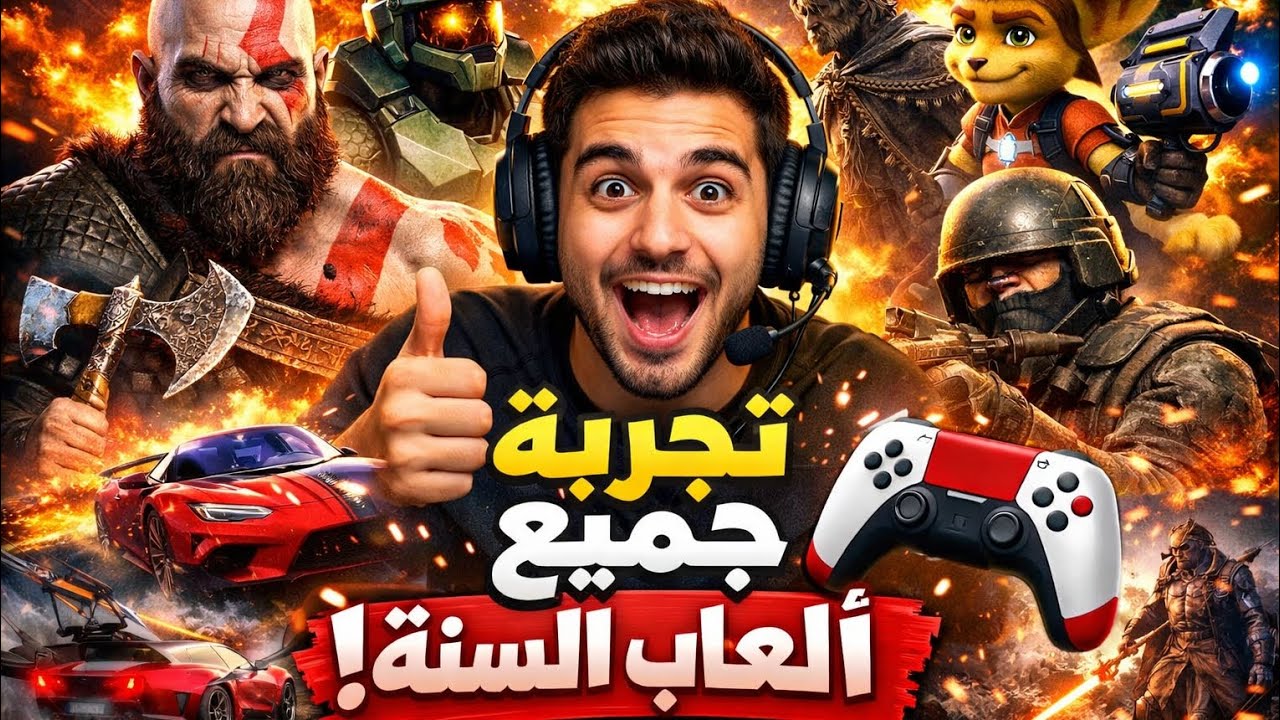 تجربة جميع ألعاب السنة (الجزء الأول)