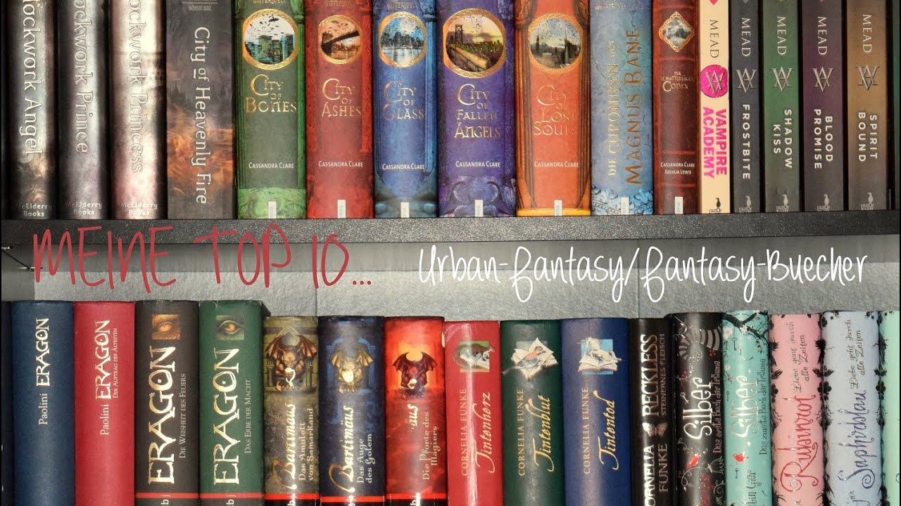 Meine Top 10 Urban Fantasy Fantasy Bucher Youtube