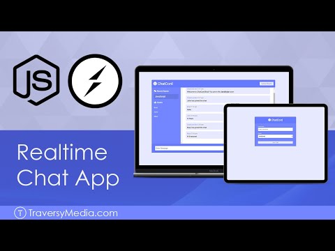 Realtime Chat With Users & Rooms - Socket.io, Node & Express