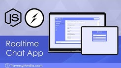 Realtime Chat With Users & Rooms - Socket.io, Node & Express
