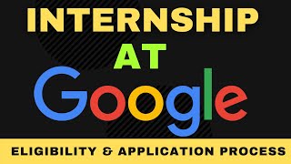 Internship at Google |Summer Internship 2021 |How to get internship at google? |Join Google Company|