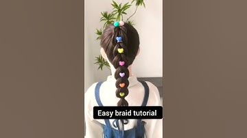 OMG 😱 this braid hack #braidhairstyle #hairhacks #viral #short #hairstyle #tranding#shorts