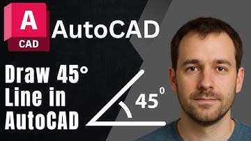 How to Draw a 45 Degree Angle Line in AutoCAD (2025 Angle Entry Guide)
