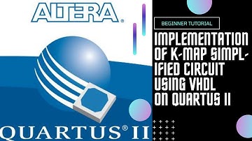Karnaugh Map Implementation by VHDL program in Quarts II