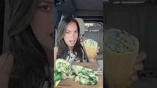 Panera Bread Salad Stuffers Review with​⁠ @EatDrinkandBeMandy
