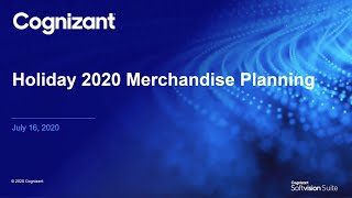Holiday 2020 Merchandise Planning Webinar