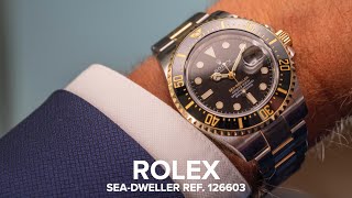 The Rolex Sea-Dweller ref. 126603 two-tone delivers true underwater opulence screenshot 2