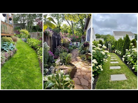 Ideas for Skinny Side Yards! ????// Garden Answer