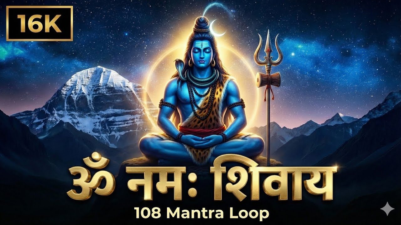 108 Times Om Namah Shivaya | Powerful Shiv Mantra | High Quality Audio
