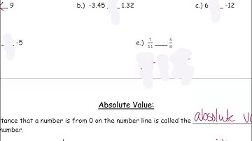 MAT114 1.4 ex5&6 Positive & Negative Numbers VIDEO