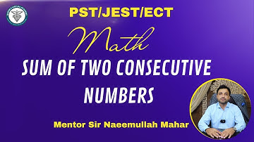 Sum of two consecutive numbers ٻن لڳاتار عددن جي جوڙ | Maths #tricks