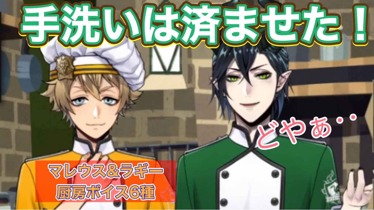 ツイステ】手洗いしただけでここまでドヤれるマレウス君 厨房にいる 