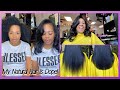 💜NATURAL HAIR SALON VISIT EXPERIENCE | SILK PRESS & TRIM ON NATURAL HAIR FT FULLERHAIR_BYCINA💜