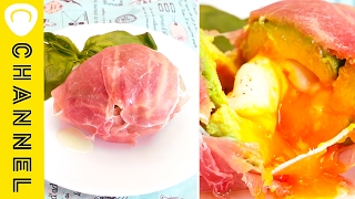 簡単♪なのに美味しい＆おしゃれ！アボカドと温玉の生ハム巻き | Avocado & egg rolled by prosciutto