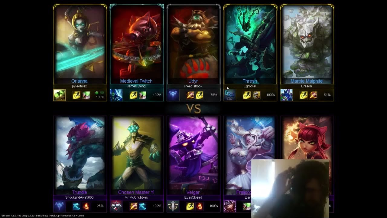 [s4] Game 157: Orianna vs Veigar (L) highlight