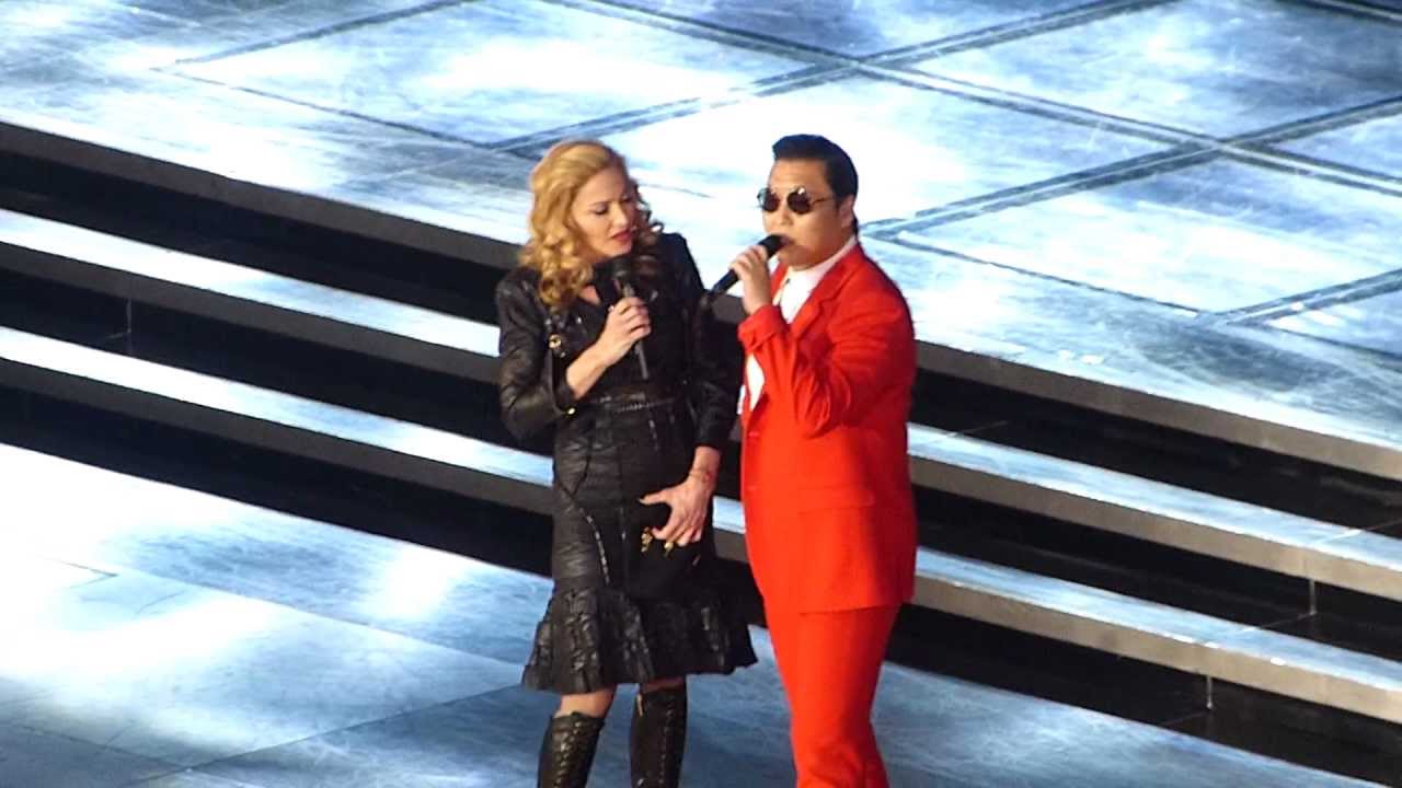 ]V[DNA tour New York City 11-13-12  Madonna Ft PSY Give it to me/ Gangnam Style/Music.