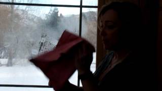 Cleaning Windows with the AMAZING Window Cloth and Water Only!