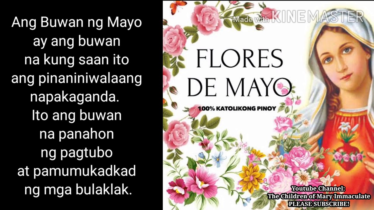 Dasal Sa Flores De Mayo Para Sa Ave Maria - dasal manalangin