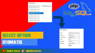 TUTORIAL PHP MYSQL : SIMPLE SELECT OPTION AUTOMATIS PHP MYSQL