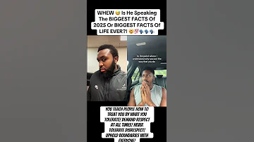 YOU Teach People How To Treat YOU By What YOU Tolerate DEMAND RESPECT At ALL Times BIG FACTS REAL 