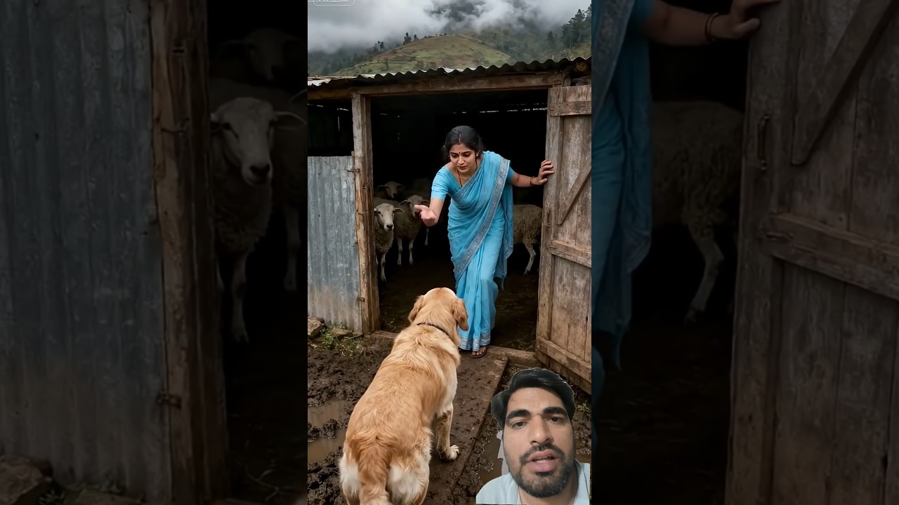 Dog Saves Baby Lamb From Danger!