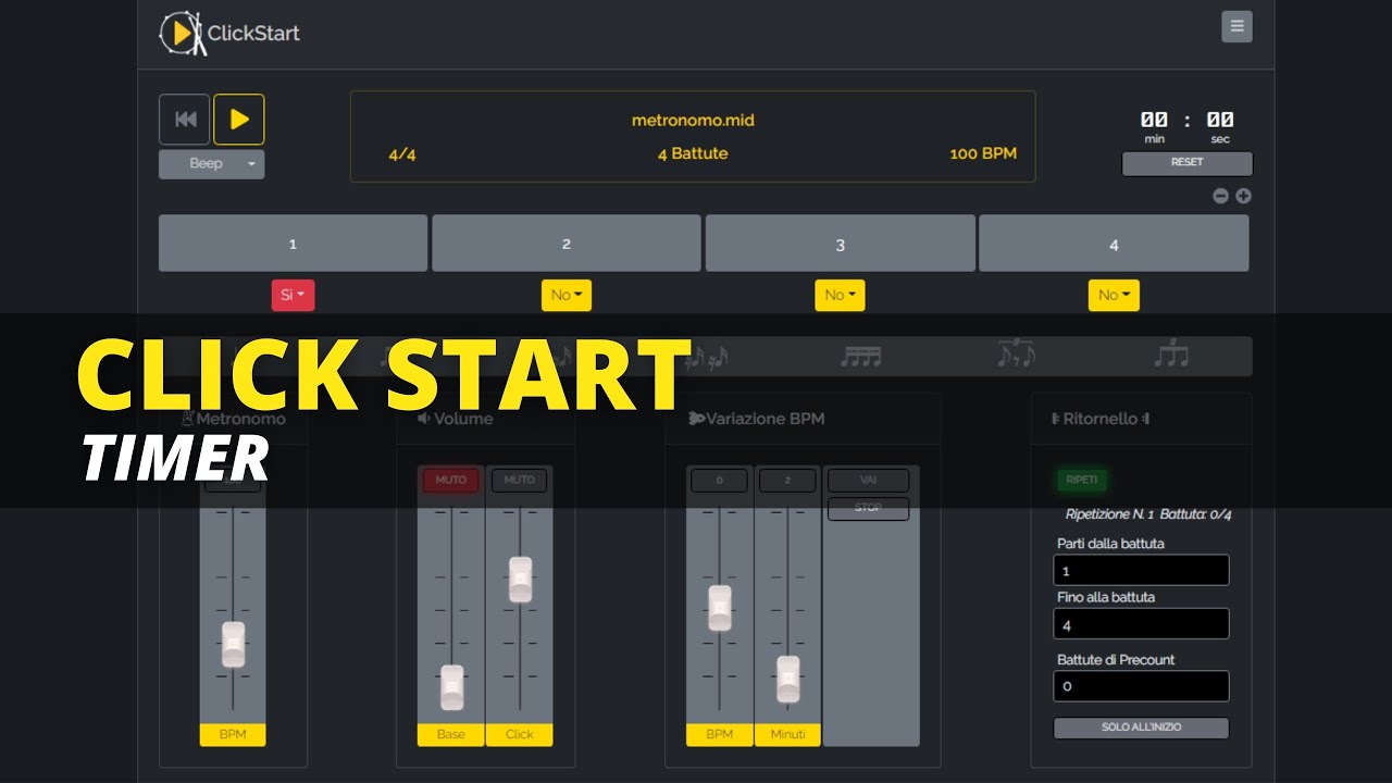 Metronomo Meccanico TERENCE - Per Pianoforte, Chitarra, Violino, Tempo 40-208 Bpm, Noce - Foto 3