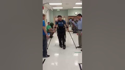Walking with Ekso Bionics Robotic ExoSkeleton