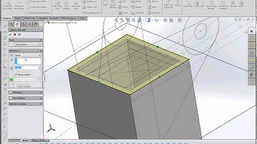 Part 4 - Using Solid Body Parts in Assembly Design, Crane Model Design Boom 3 with Various Features