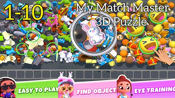 Triple Match Master: 3D Puzzle Gameplay Walkthrough Level 1-10 (Android) #gamingvideos #puzzle