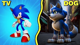 🐶 SONIC the Hedgehog CHARACTERS as DOGS 2023